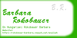 barbara rokobauer business card